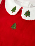 Load image into Gallery viewer, Girls Christmas Tree Embroidered Corduroy Dress & Cotton Top Set
