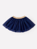 Load image into Gallery viewer, FALL Girls Navy Fox Sequin Tulle Tutu Skirt
