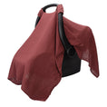 Load image into Gallery viewer, Baby Car Seat Cover in Wine
