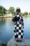 Load image into Gallery viewer, Checker Flame Hooded Towel
