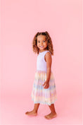 Load image into Gallery viewer, PREORDER! Bamboo Tulle Dress - Rainbow Ombre Twinkle
