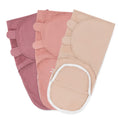 Load image into Gallery viewer, Easy Swaddle Blankets with Zipper in Light Blush, Blush, Mauve

