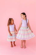 Load image into Gallery viewer, PREORDER! Bamboo Tulle Dress - Rainbow Ombre Twinkle
