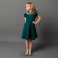Load image into Gallery viewer, Fit and Flare Ponte Dress with Faux Fur - Baby
