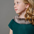 Load image into Gallery viewer, Fit and Flare Ponte Dress with Faux Fur - Baby
