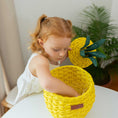 Load image into Gallery viewer, Pineapple Storage Basket Small - Yellow
