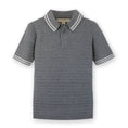 Load image into Gallery viewer, Short Sleeve Organic Sweater Polo - Baby
