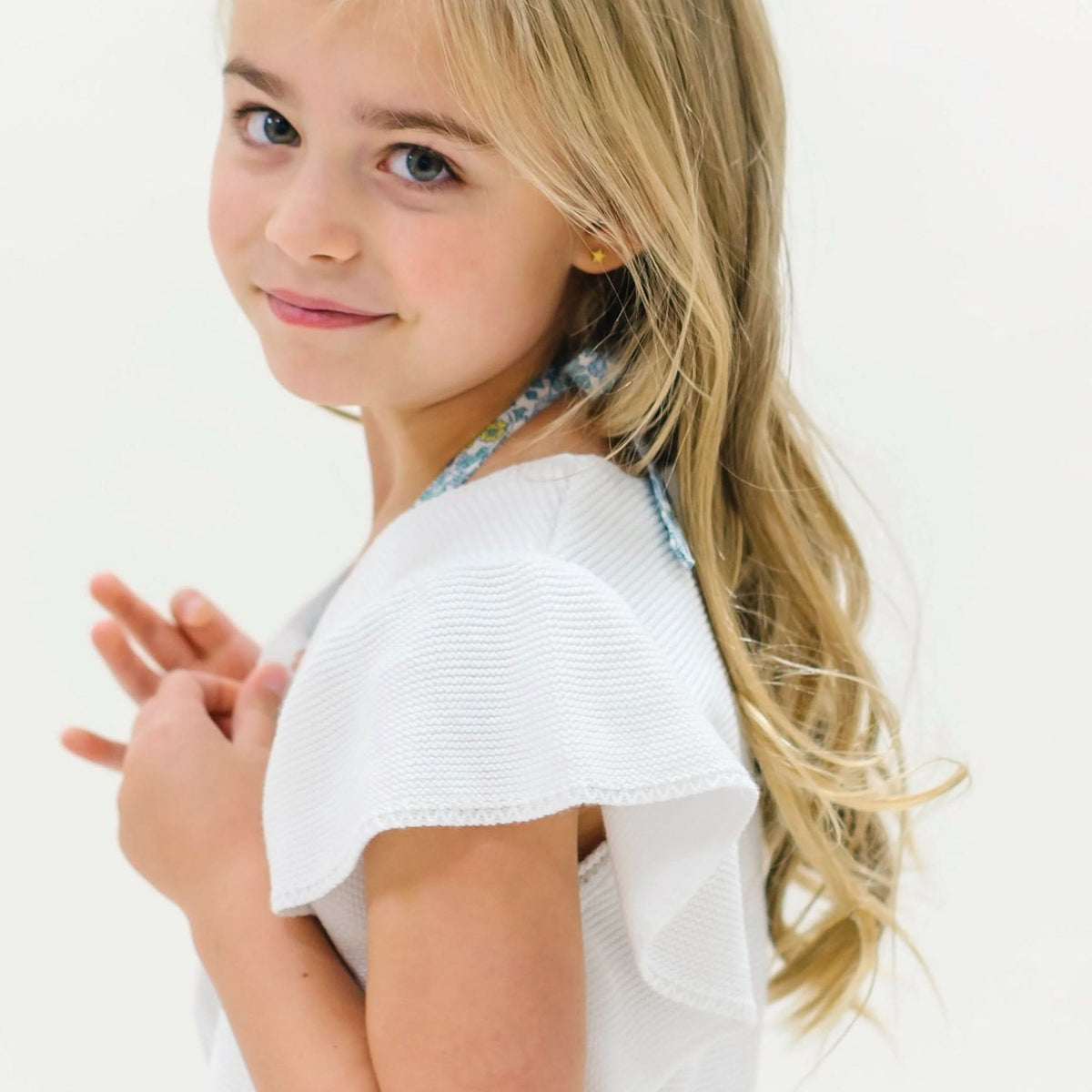 Ruffle Sleeve Sweater Vest - Baby