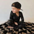 Load image into Gallery viewer, Bamboo Two Piece Pajamas | Flaming Hearts

