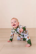 Load image into Gallery viewer, Bamboo One Piece Zip Pajama - It's a Jungle Out There
