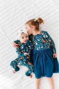 Load image into Gallery viewer, Bamboo One Piece Zip Pajama - Alice

