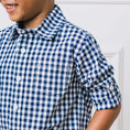 Load image into Gallery viewer, Organic Stretch Poplin Roll-Up Shirt - Baby
