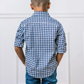 Load image into Gallery viewer, Organic Stretch Poplin Roll-Up Shirt - Baby
