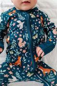 Load image into Gallery viewer, Bamboo One Piece Zip Pajama - Alice
