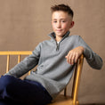 Load image into Gallery viewer, Organic Half Zip Sweater - Baby
