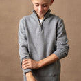 Load image into Gallery viewer, Organic Half Zip Sweater - Baby
