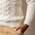 Load image into Gallery viewer, Organic Mock Neck Cable Sweater - Baby
