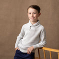Load image into Gallery viewer, Organic Shawl Collar Sweater - Baby
