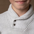 Load image into Gallery viewer, Organic Shawl Collar Sweater - Baby
