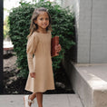 Load image into Gallery viewer, Organic Cable Bodice Sweater Dress - Baby
