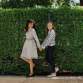Load image into Gallery viewer, Button Cuff Ponte Pant Navy - Baby
