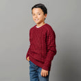 Load image into Gallery viewer, Organic Raglan Fisherman Sweater - Baby
