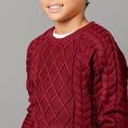 Load image into Gallery viewer, Organic Raglan Fisherman Sweater - Baby
