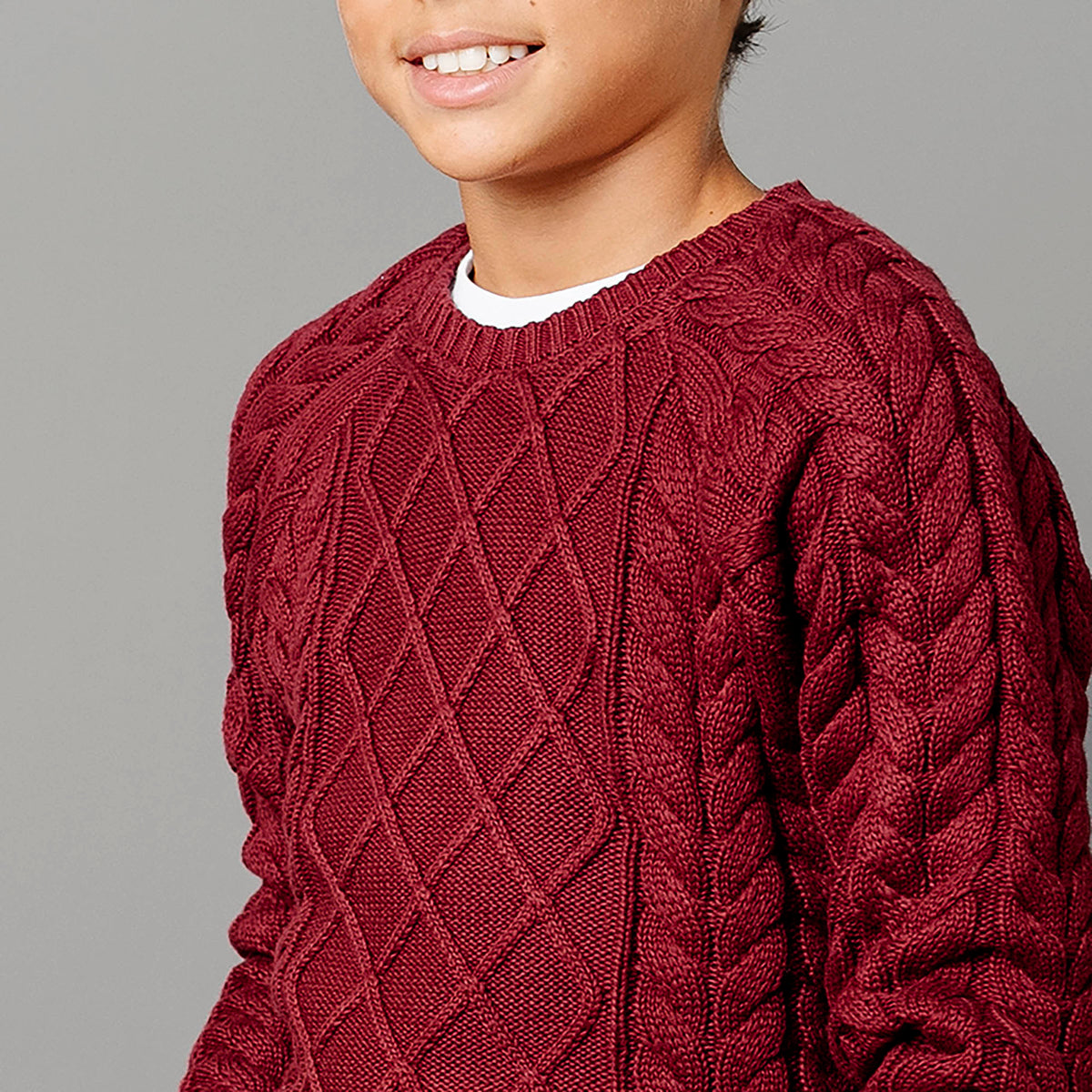 Organic Raglan Fisherman Sweater - Baby
