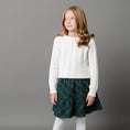 Load image into Gallery viewer, Organic Raglan Cable Sweater - Baby

