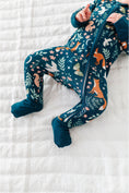 Load image into Gallery viewer, Bamboo One Piece Zip Pajama - Alice
