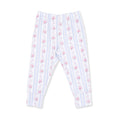 Load image into Gallery viewer, Anna Floral Stripe - Short Sleeve Loungewear Set

