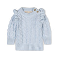 Load image into Gallery viewer, Organic Mock Neck Ruffle Sweater
