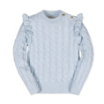 Load image into Gallery viewer, Organic Mock Neck Ruffle Sweater
