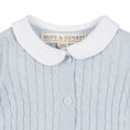 Load image into Gallery viewer, Organic Peter Pan Collar Sweater Romper
