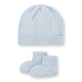 Load image into Gallery viewer, Organic Sweater Beanie and Bootie Set
