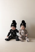 Load image into Gallery viewer, Bamboo Zip Pajamas | Midnight Skelly
