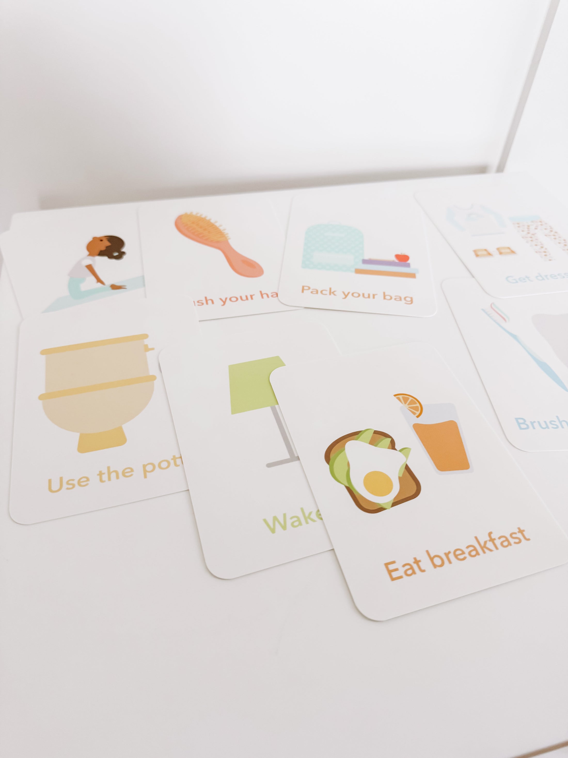 Morning Routine Flashcards