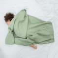 Load image into Gallery viewer, Baby Waffle Blankets in Sage
