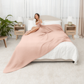 Load image into Gallery viewer, Adult Muslin Blanket in Blush
