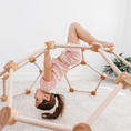 Load image into Gallery viewer, Wooden Climber for Kids in Blush

