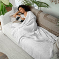 Load image into Gallery viewer, Adult Muslin Blanket in White
