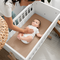 Load image into Gallery viewer, Muslin Fitted Bassinet Crib Sheet
