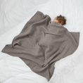 Load image into Gallery viewer, Baby Waffle Blankets in Charcoal
