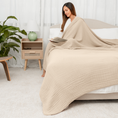 Load image into Gallery viewer, Adult Muslin Blanket in Sand
