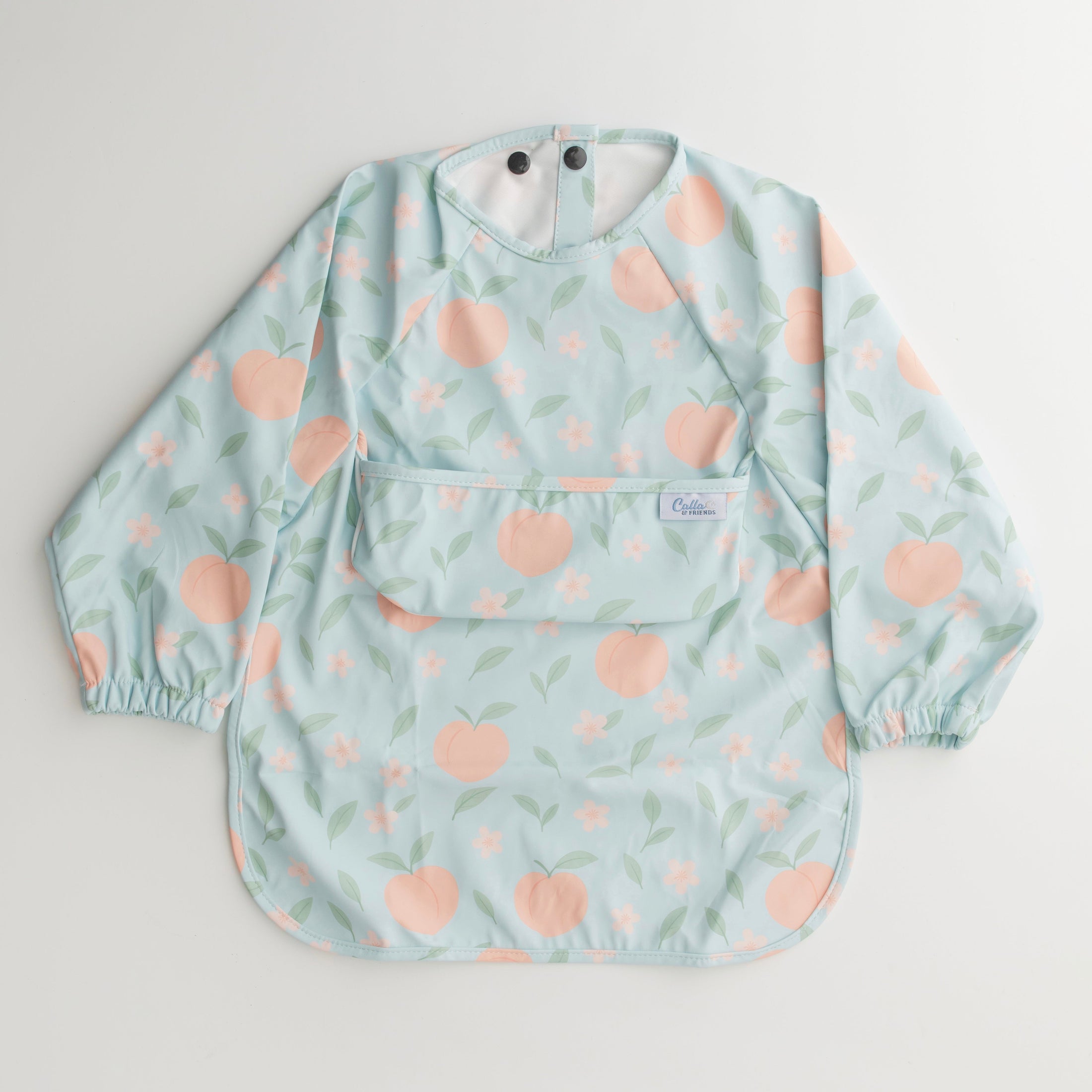 The Grayson Long Sleeve Bib - Peach Blossom