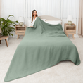 Load image into Gallery viewer, Adult Muslin Blanket in Fern
