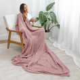 Load image into Gallery viewer, Adult Muslin Blanket in Mauve
