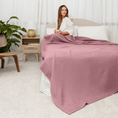 Load image into Gallery viewer, Adult Waffle Blankets in Mauve
