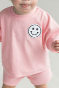 Load image into Gallery viewer, Smiley Shorts Set | Pink Peach
