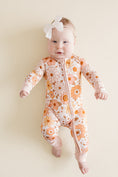 Load image into Gallery viewer, Bamboo Zip Romper |  Sweet Blossom
